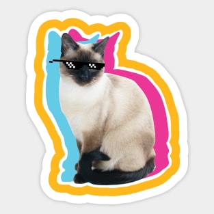 Deal with it Sticker